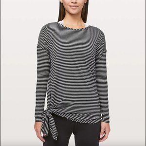 Lululemon To The Point Striped Long Sleeve